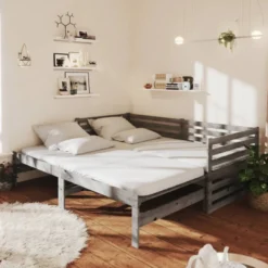 Sohvasänky, ulosvedettävä täysi mänty, eri värejä (08456)