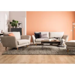 Sohva Trend Lyx 2 ist beige/musta