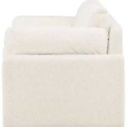 Sohva Venture Home Vindel, 2-istuttava, valkoinen teddy