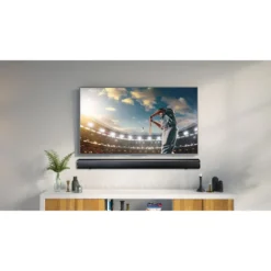 Soundbar-kaiutin Lenco, 90cm, subwooferilla, 80W, RMS