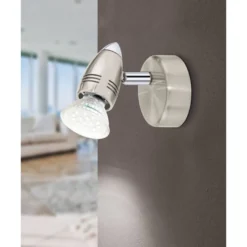 Spottivalaisin Eglo Magnum-Led, Ø7cm, GU10, kromi