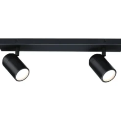 Spottivalaisin Paulmann Zyli 2-osainen IP44 GU10 max. 2x10W himmennettävä mattamusta