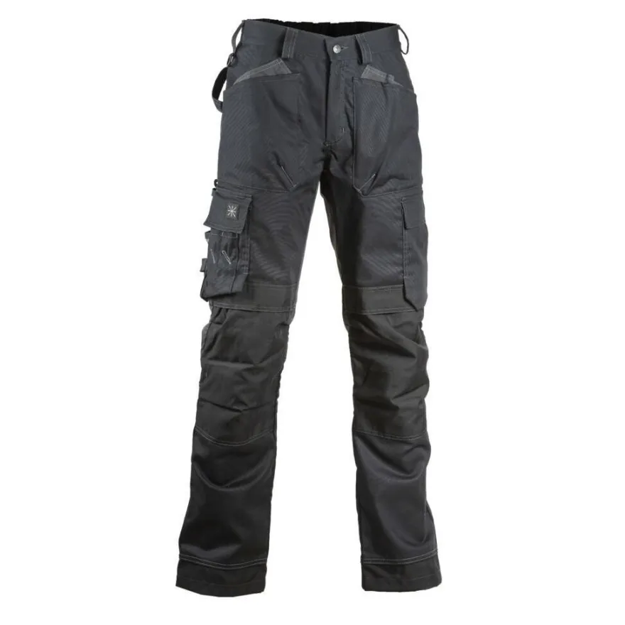 Stretch-housut Dimex 60602, musta/harmaa