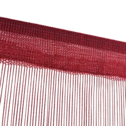 String-verhot 2 kpl 100x250 cm viininpunainen