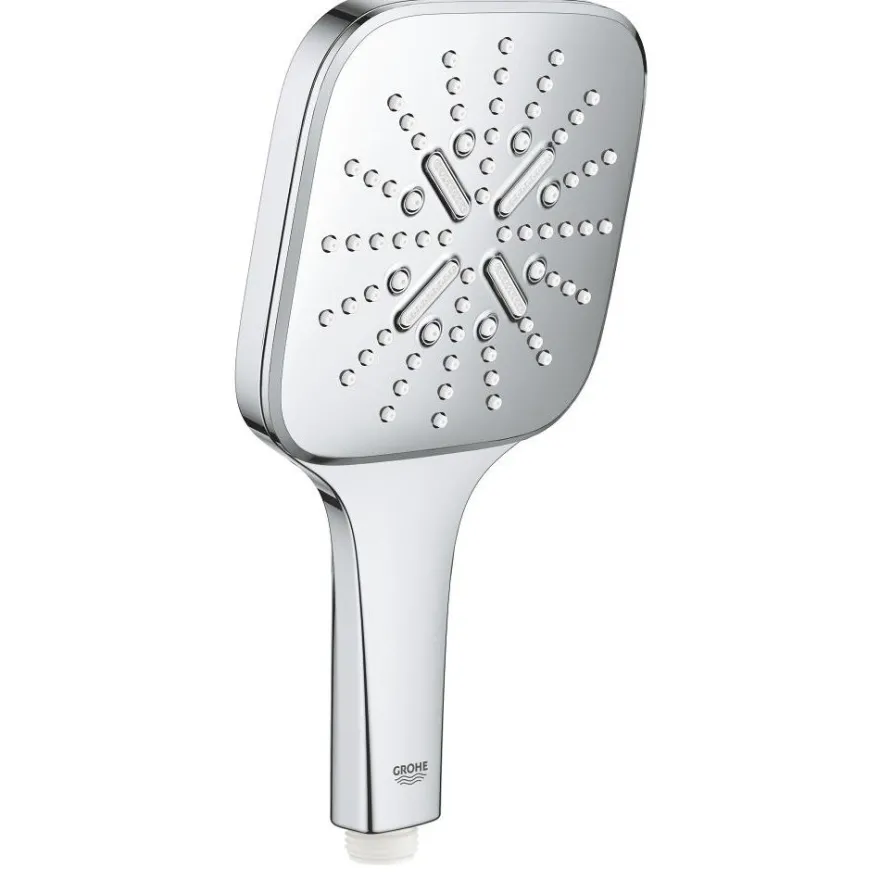 Suihkusetti Grohe SmartActive 130 Cube, vettä säästävä, hierova suihku, kiiltävä kromi