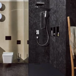 Suihkusetti Hansgrohe Pulsify E 100 1jet Ecosmart+, tanko 65 cm, kromi
