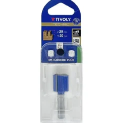 Suorajyrsin Tivoly, 20x8mm