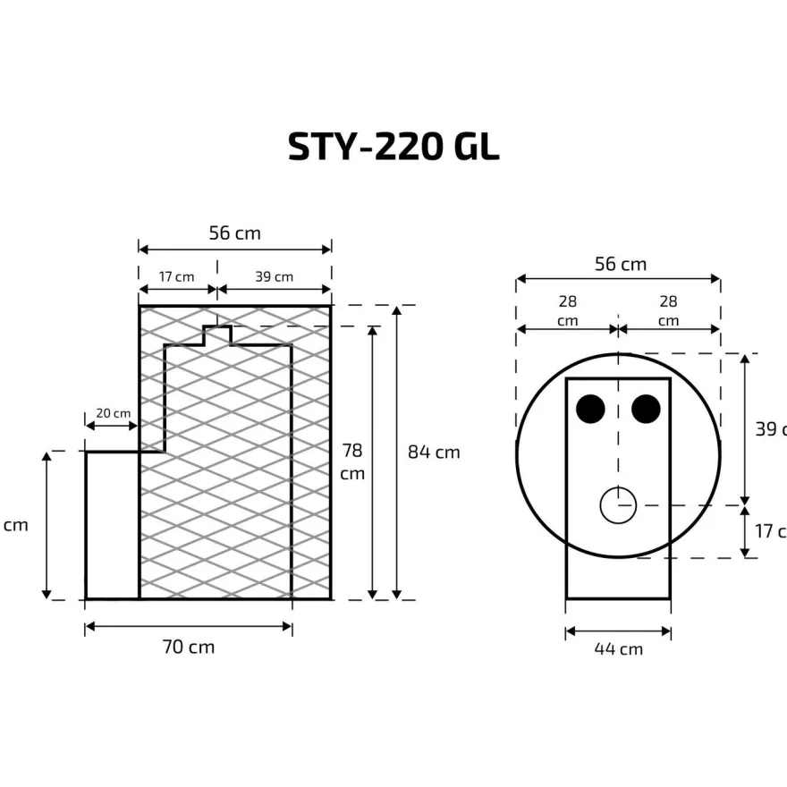 Takkakiuas Skamet STY-220 GL, 16-25m³
