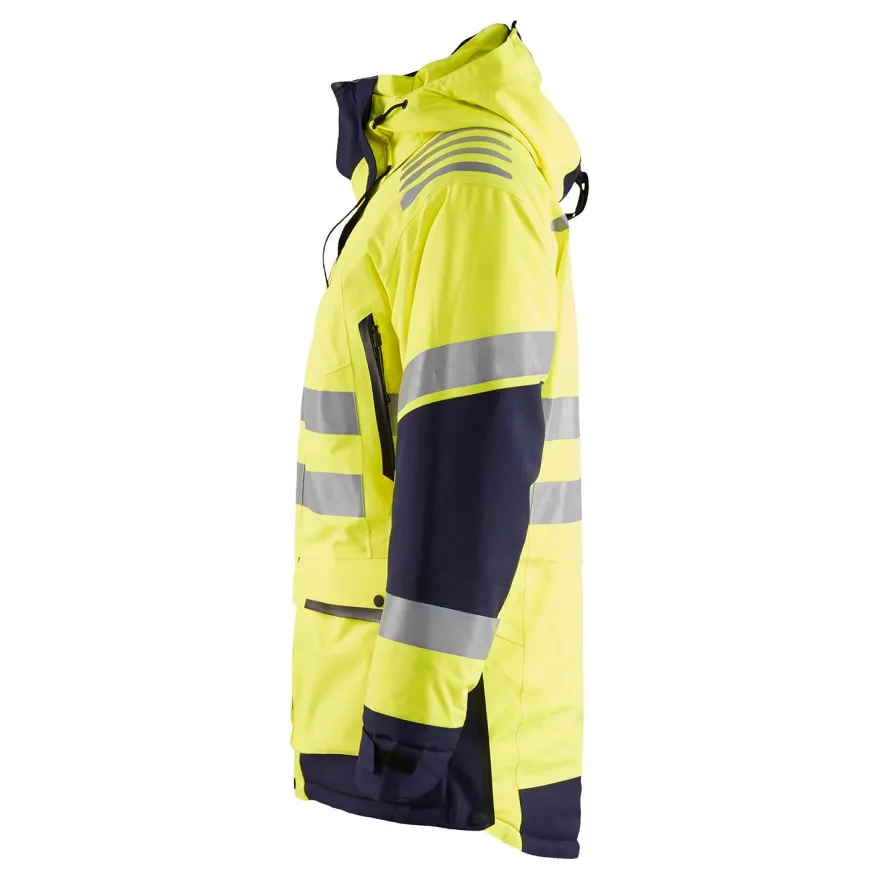 Talviparka Blåkläder 4469 Evolution Highvis, huomiokeltainen/sininen