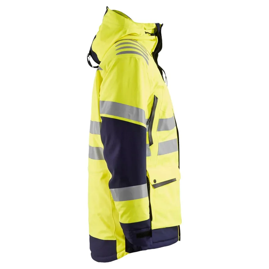 Talviparka Blåkläder 4469 Evolution Highvis, huomiokeltainen/sininen