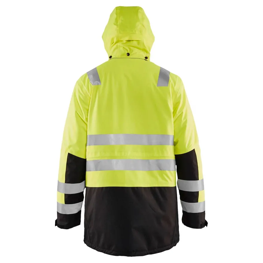 Talviparka Blåkläder 4495 Highvis, huomiokeltainen/musta