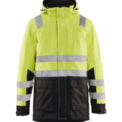 Talviparka Blåkläder 4495 Highvis, huomiokeltainen/musta