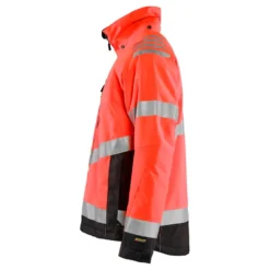 Talvitakki Blåkläder 4780 Highvis, huomiopunainen/musta