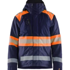 Talvitakki Blåkläder 4480 Highvis, lk 1, irrotettava huppu