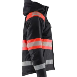 Talvitakki Blåkläder 4480 Highvis, lk 1, irrotettava huppu