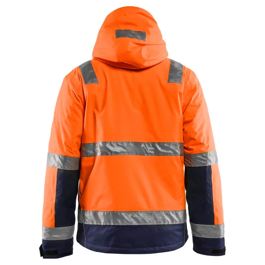 Talvitakki Blåkläder Highvis 4870, oranssi/mariininsininen