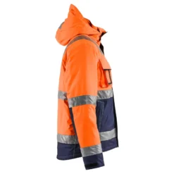 Talvitakki Blåkläder Highvis 4870, oranssi/mariininsininen