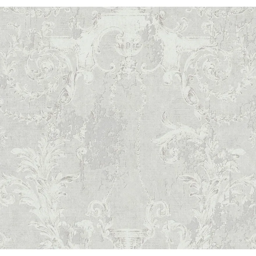 Tapetti A.S. Creations History of Art B, 37653-1, ornamentti, harmaa