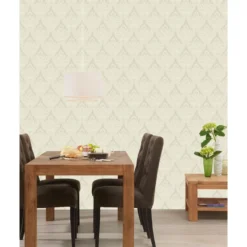 Tapetti Baroque 127606, non-woven, ornamentti, ruskea