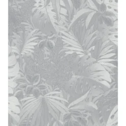 Tapetti Botanica 33301-33303, vinyylipinta, peikonlehti, palmu