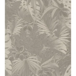 Tapetti Botanica 33301-33303, vinyylipinta, peikonlehti, palmu