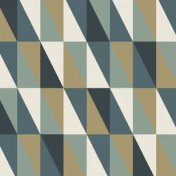 Tapetti Esta Art Deco 139197, non-woven, Art Deco, vihreä
