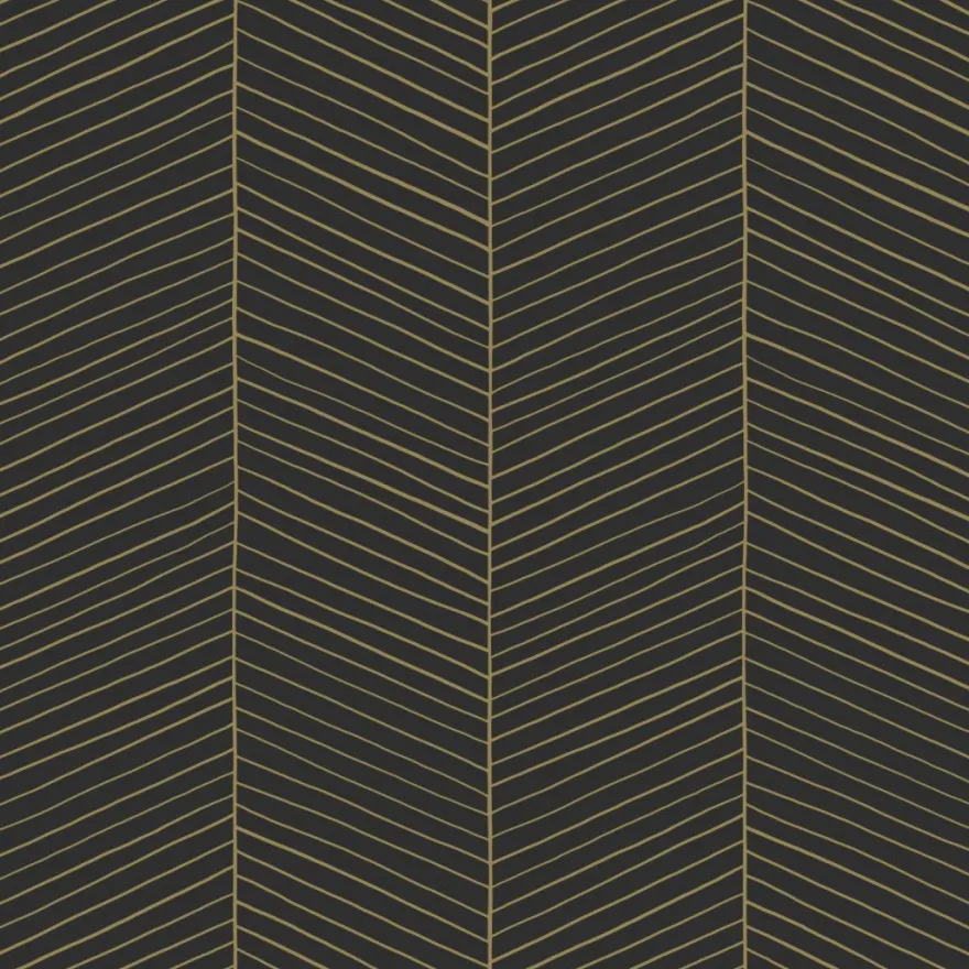 Tapetti Esta Black & White with a splash of Gold, 139136, graafinen/geometrinen, moderni