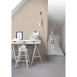 Tapetti Esta Forest Friends 139255, pilkullinen, roosa