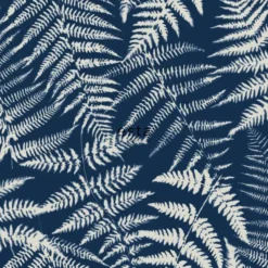 Tapetti ESTA Jungle Fever 139000, non-woven, luonto, sininen/valkoinen
