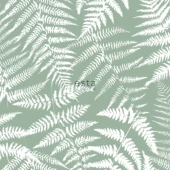 Tapetti ESTA Jungle Fever 138998, non-woven, luonto, vihreä/valkoinen