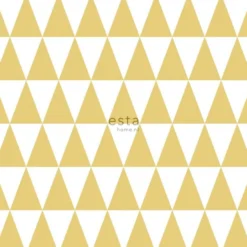 Tapetti Esta Little Bandits 128863, graafinen/geometrinen, moderni, kulta/valkoinen