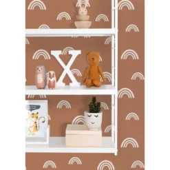 Tapetti Esta To The Moon And Back 139383, non-woven, graafinen/geometrinen, moderni, ruskea