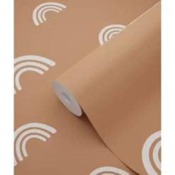 Tapetti Esta To The Moon And Back 139383, non-woven, graafinen/geometrinen, moderni, ruskea