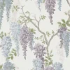 Tapetti Laura Ashley 113356 Wisteria Gardens Pale Iris, romanttinen, sininen