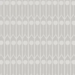 Tapetti Littlephant Feathers, retro, harmaa