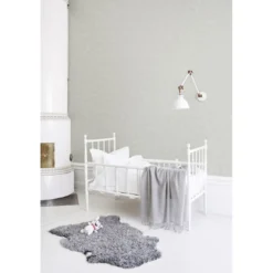 Tapetti Littlephant Meadow, non-woven, kasvi, romanttinen, harmaa