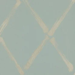 Tapetti Långelid/Von Brömssen Bamboo jamboo, non-woven, graafinen/geometrinen, turkoosi