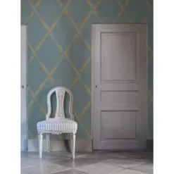 Tapetti Långelid/Von Brömssen Bamboo jamboo, non-woven, graafinen/geometrinen, turkoosi