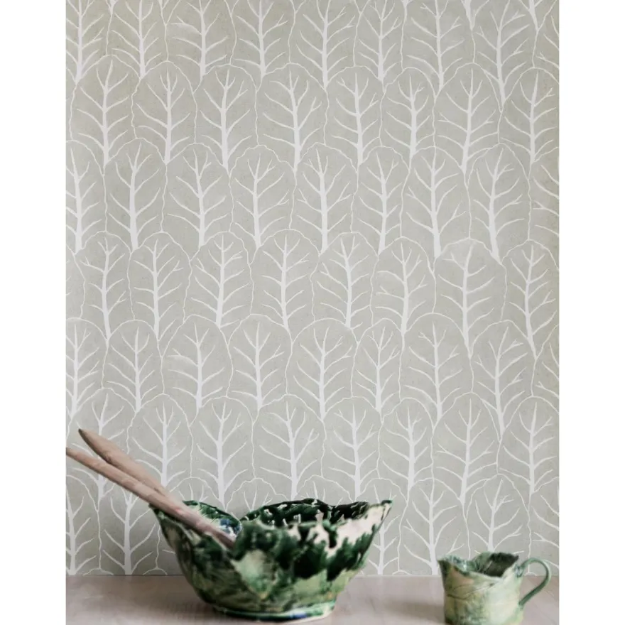 Tapetti Långelid/Von Brömssen Coleslaw, kasvi, vihreä, non-woven