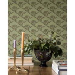 Tapetti Långelid/Von Brömssen Daisy, non-woven, kukka