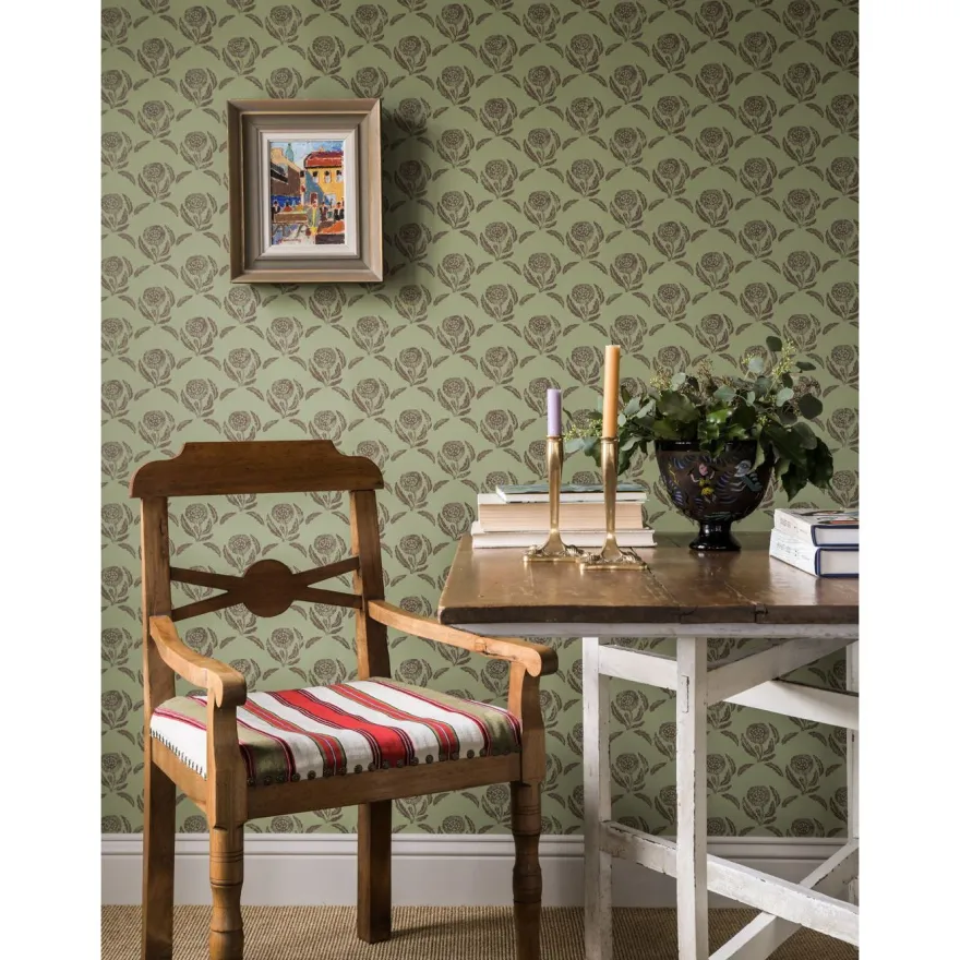 Tapetti Långelid/Von Brömssen Daisy, non-woven, kukka