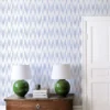 Tapetti Långelid/Von Brömssen Ikat sininen, non-woven