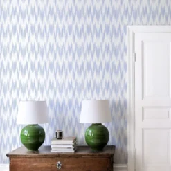 Tapetti Långelid/Von Brömssen Ikat sininen, non-woven