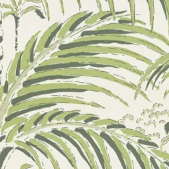 Tapetti Långelid/Von Brömssen Palm house, non-woven, palmu, vihreä