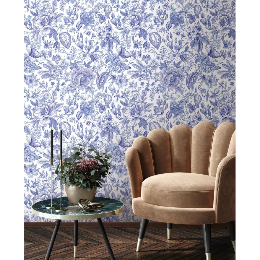 Tapetti Marburg Glööckler Pompöös Provence 35615-35617, kukka, kasvi