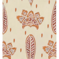 Tapetti Mindthegap Bethel Batik, kasvi, ornamentti, oranssi