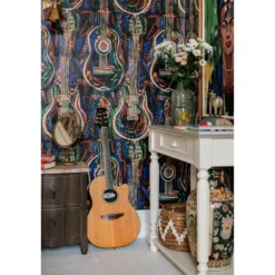 Tapetti Mindthegap Harmony, 1.56x3m, tummansininen