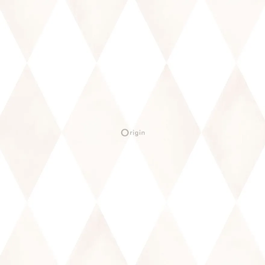 Tapetti Origin Hide & Seek 337216, ruutu, valkoinen/beige