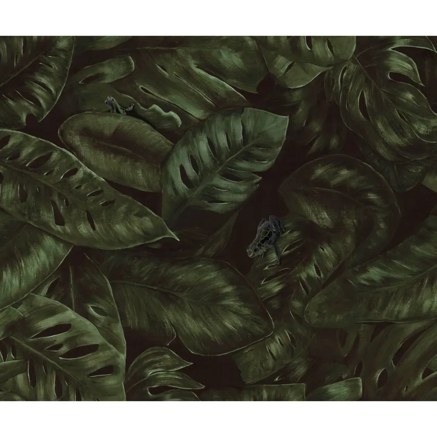 Tapetti Rebel Walls Cameroon Fern, 0.50x10m, non-woven, peikonlehti, vihreä