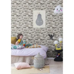 Tapetti Rebel Walls Dream Town Sand, kaupunki, beige